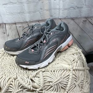 Ryka gray pink size 10 running athletic shoes